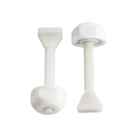 Plumb Pak Plumb Pak Toilet Bolt Set White Plastic PP835-19